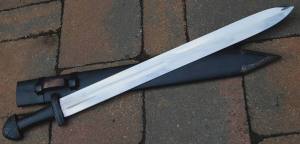 épée viking lame forgé xc75