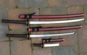 katana, wakisachi, tanto,saya,forgé