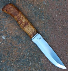 Puukko forgé en acier D2