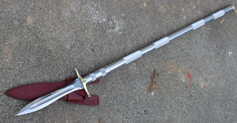 Epieu de chasse forgé - stage de forge, coutelier, au fil de la lame