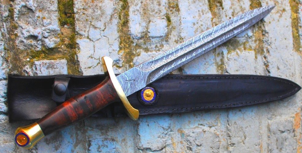 Dague a double tranchant, avec etui cordura, Stepland , matériel de chasse | Drome Chasse Tir